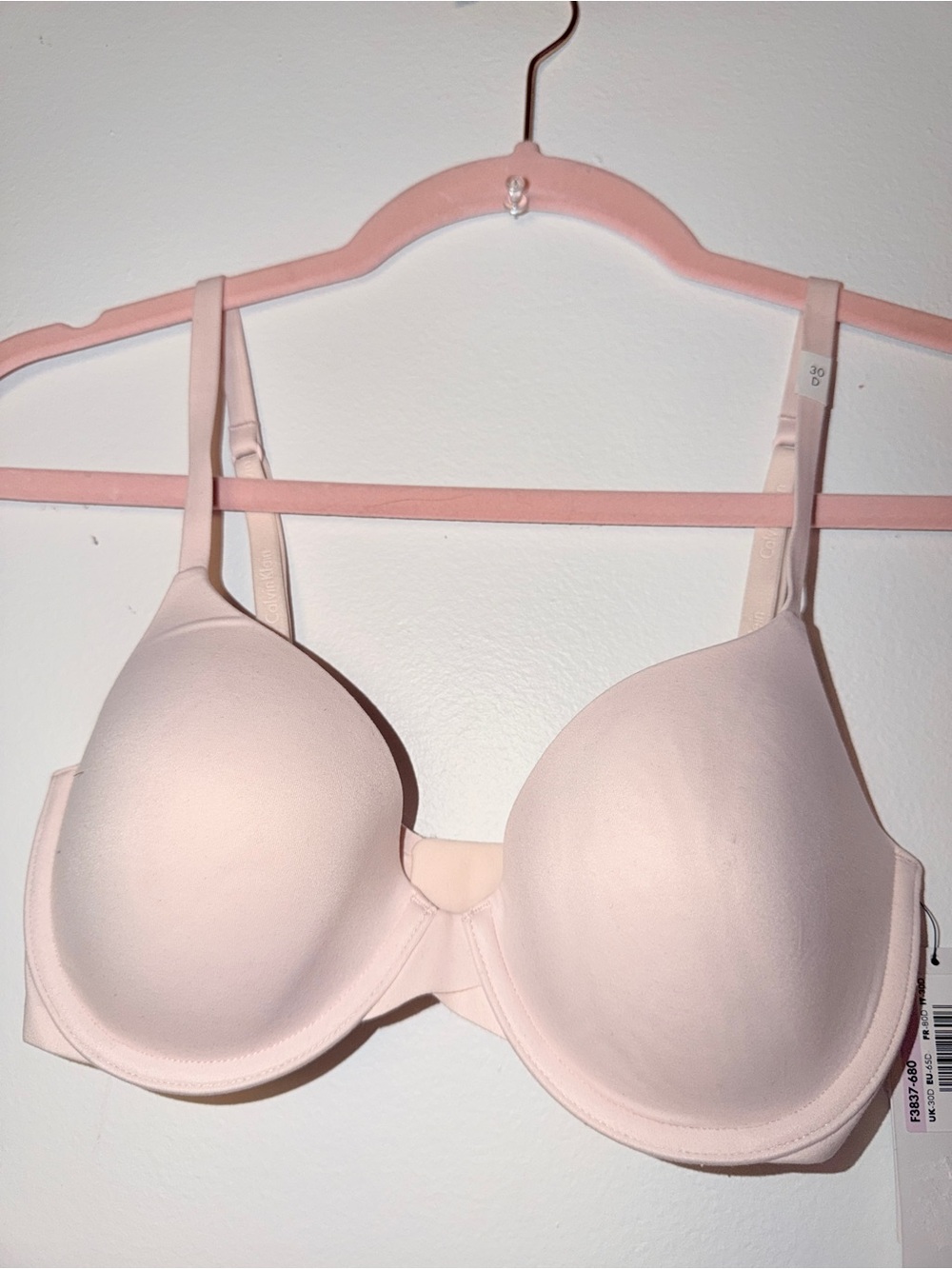 Calvin Klein 30D Push Up Memory in Blush
